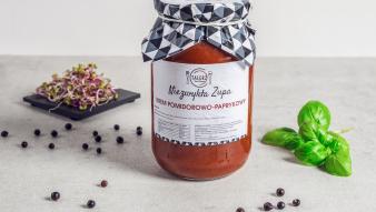 Krem pomidorowo-paprykowy w opakowaniu