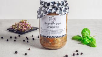 Zupa grochowa w opakowaniu